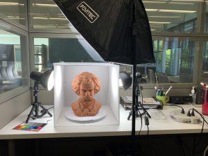 Sculpted Bust for Photogrammetry data acquisition