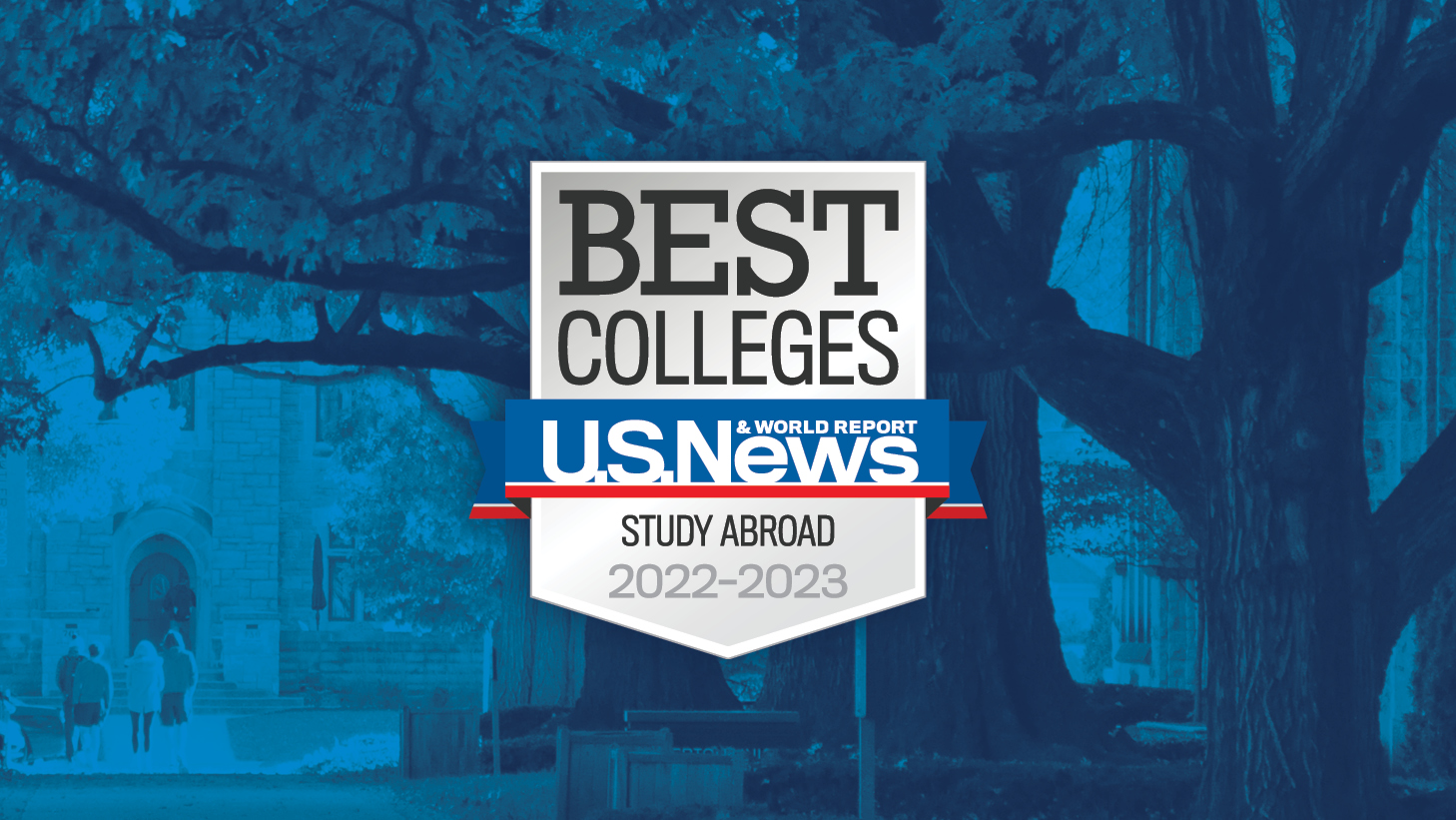 US News badge for study abroad