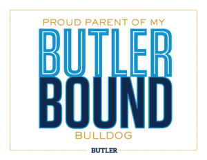 Butler Bound window sign