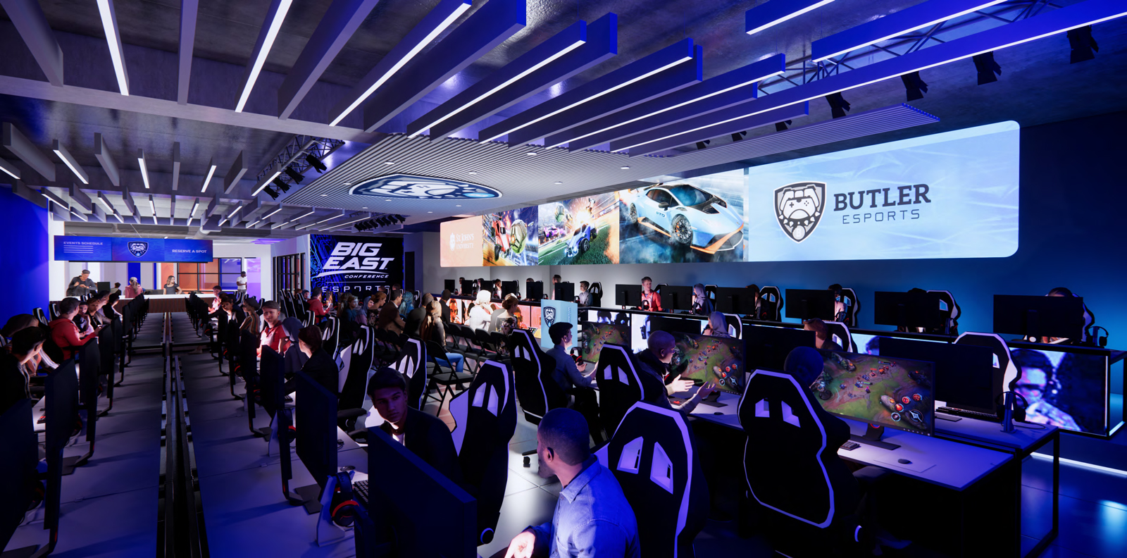 new esports space rendering