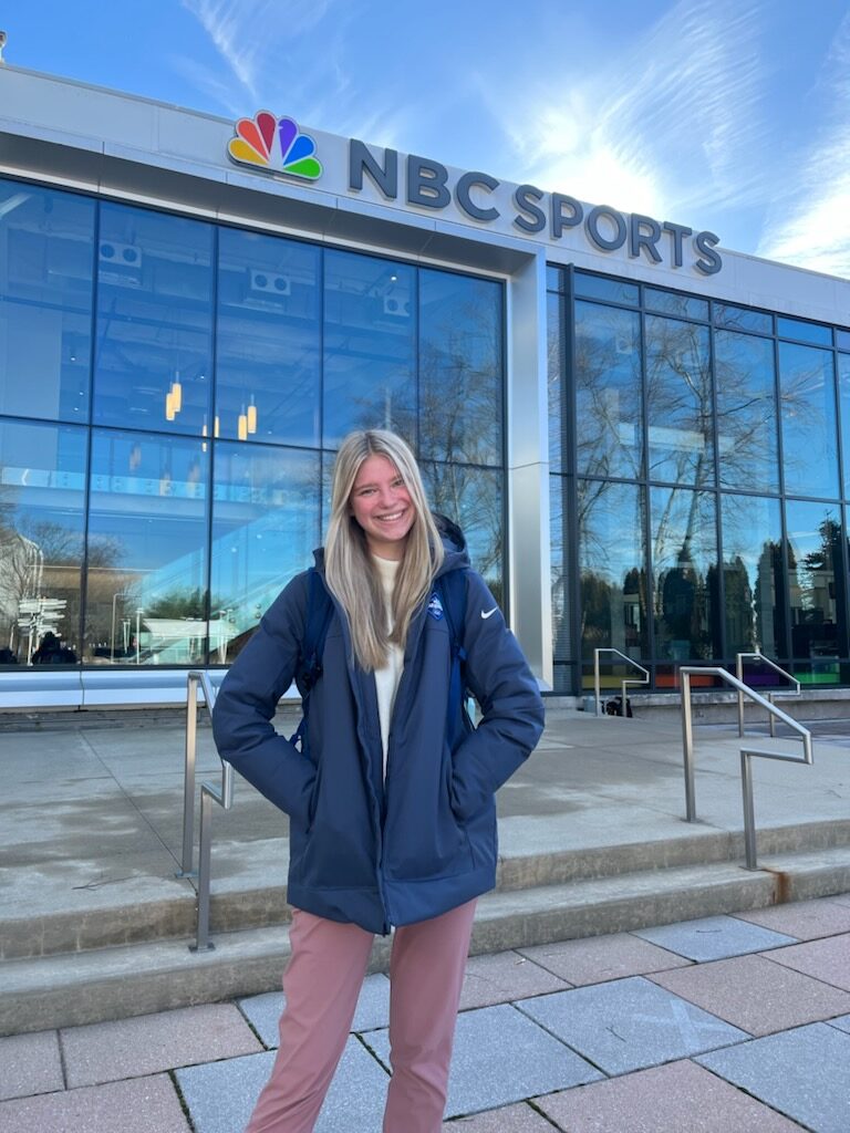Emma Brondsteader at NBC sports