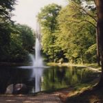 Campus fountain