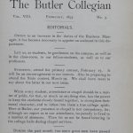The Butler Collegian, February 1893