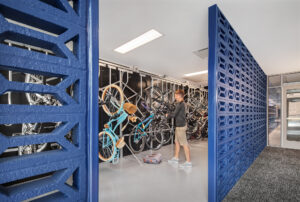 bike rack in Irvington