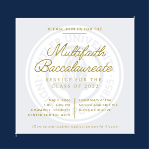 Multifaith Baccalaureate 2022 information