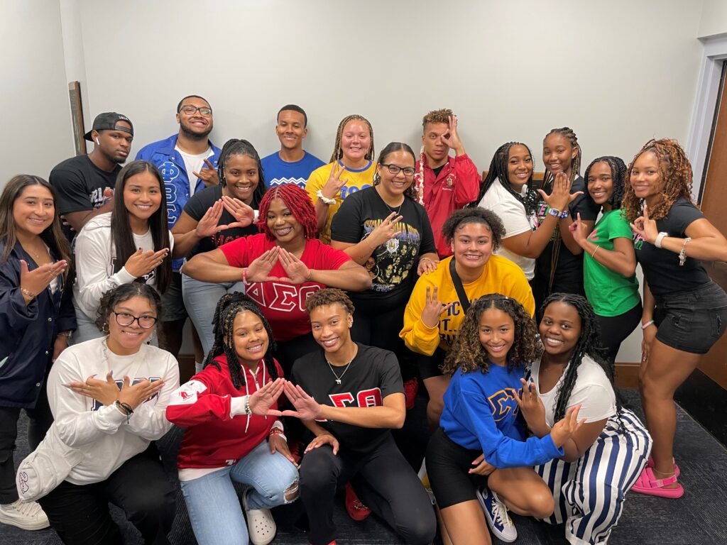 Group of NPHC and MGC student leaders