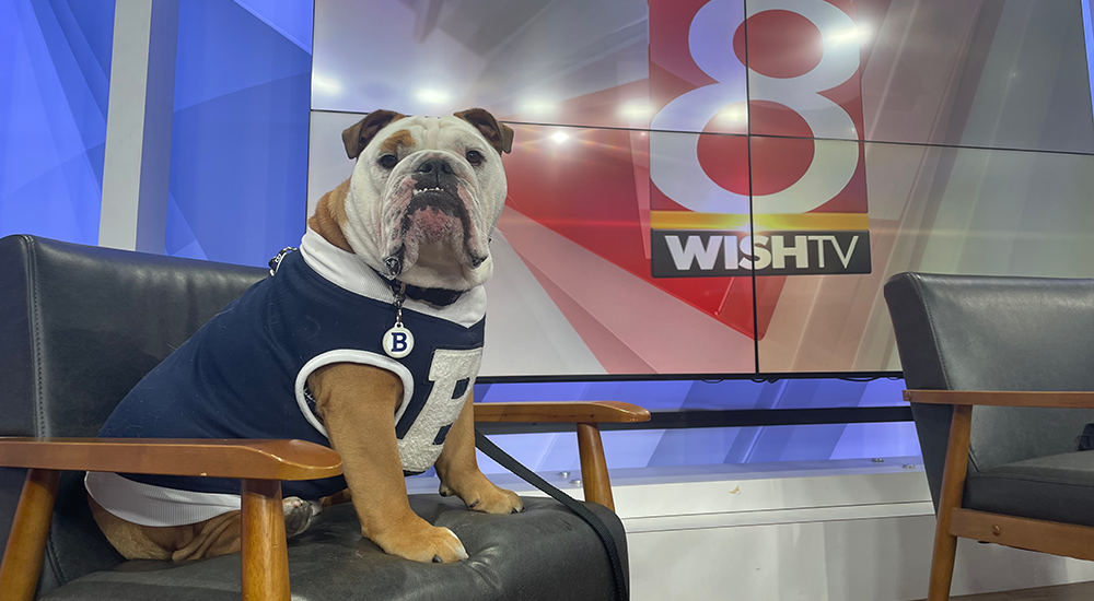 Butler Blue at WISH TV