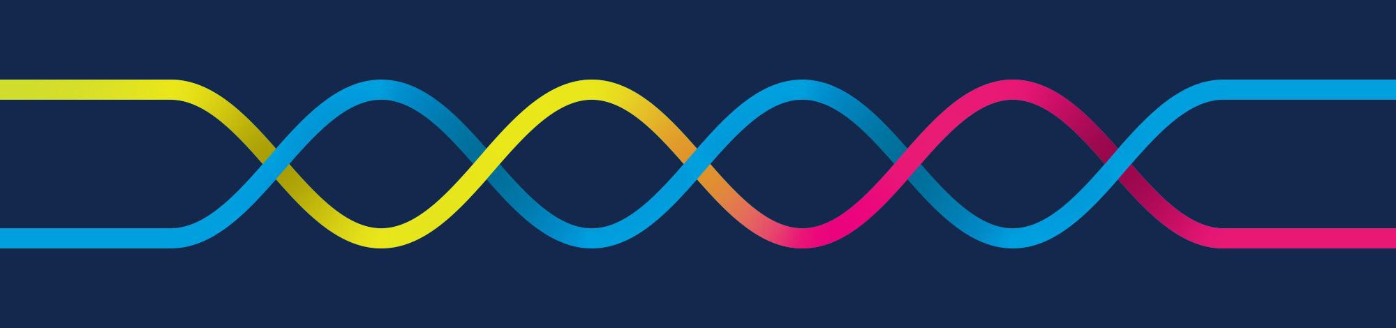 twisted colors that look like a double helix